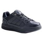 Men's Dickies Athletic Skate Genuine Leather Slip Resistant Sneakers - Black