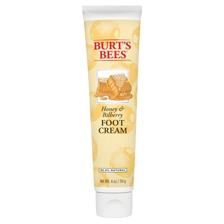 Burt's Bees Foot Cream - Honey And Bilberry - 4 Oz, Adult Unisex