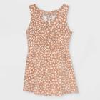 Maternity Leopard Print Sleeveless Tie Back Blouse - Isabel Maternity By Ingrid & Isabel Brown