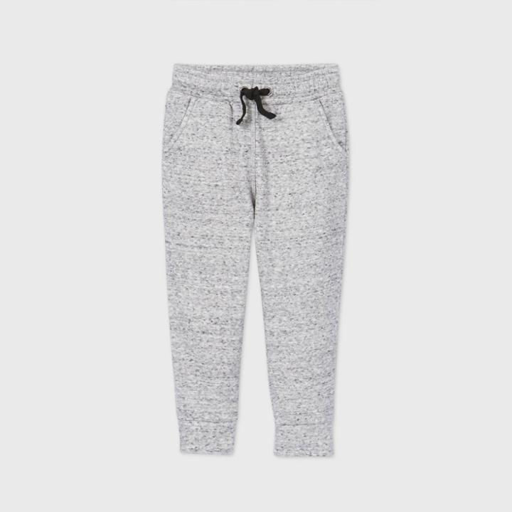 Toddler Boys' Pull-on Knit Cozy Jogger Pants - Cat & Jack Gray