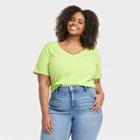 Women's Short Sleeve V-neck T-shirt - Ava & Viv