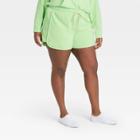 Women's Plus Size Mid-rise French Terry Pull-on Shorts - Universal Thread