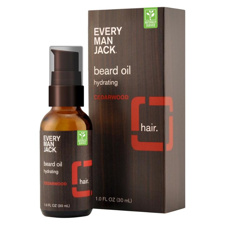 Every Man Jack 1.0 Oz Beard Oil Cedarwood