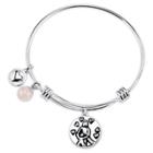 Target Women's Stainless Steel Mother And Child Expandable Bracelet -