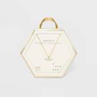 Gold Plated Amazonite Healing Stone Pendant Necklace - A New Day Light Green, Women's