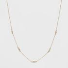 Target Stones Short Necklace - A New Day Gold