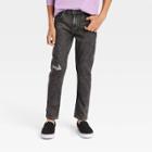 Boys' Stretch Relaxed Taper Jeans- Art Class Black