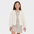 Girls' Eyelash Cardigan - Cat & Jack Off-white