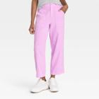 Women's High-rise Utility Pants - Universal Thread Pink