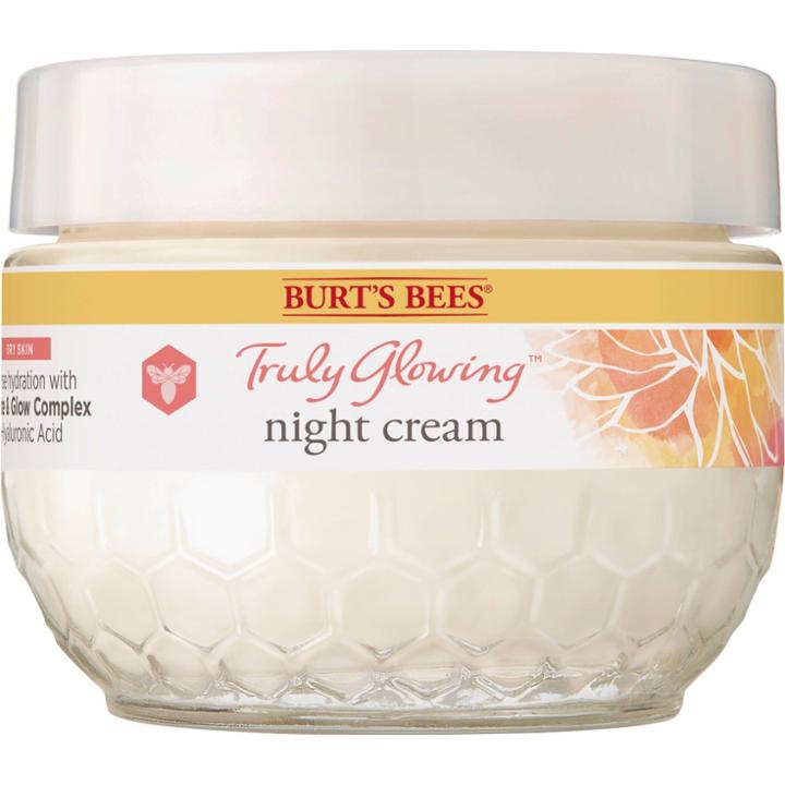 Burt's Bees Truly Glowing Night Cream For Dry
