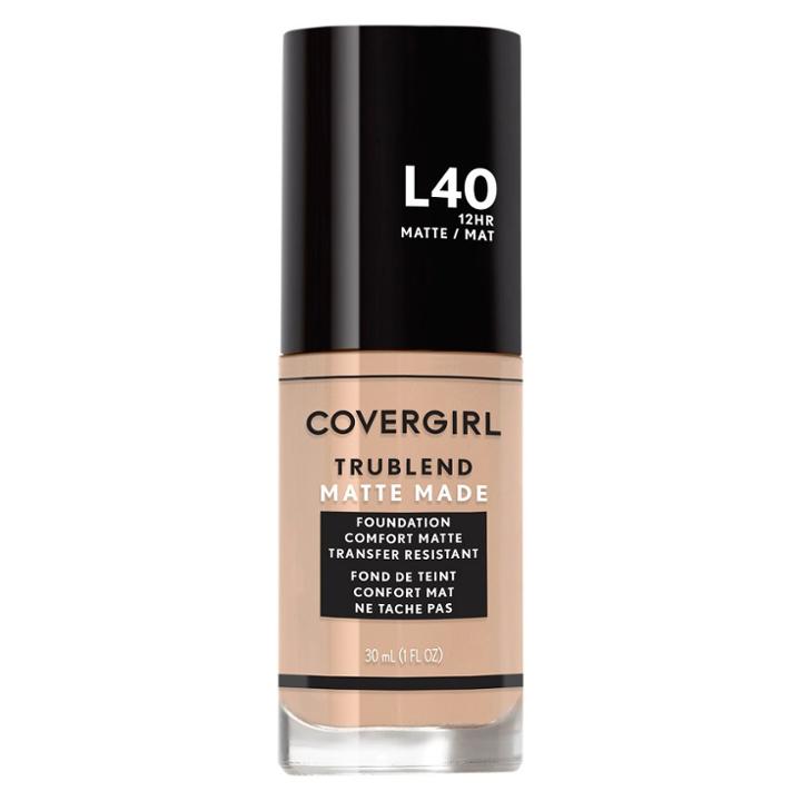 Covergirl Trublend Matte Made Foundation L40 Classic Ivory-