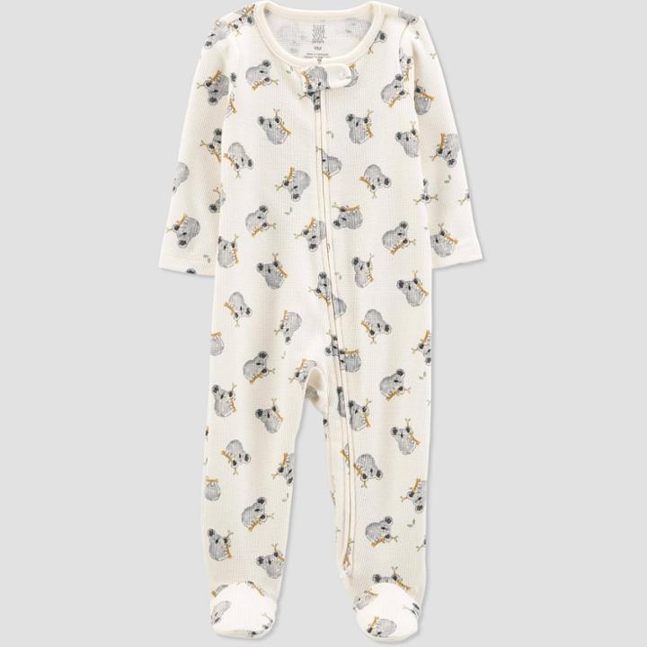 Baby Koala Footed Pajama - Just One You Made By Carter's Gray Newborn