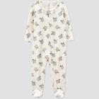 Baby Koala Footed Pajama - Just One You Made By Carter's Gray Newborn