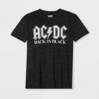 Epic Rights Men's Ac/dc Short Sleeve Graphic T-shirt - Black