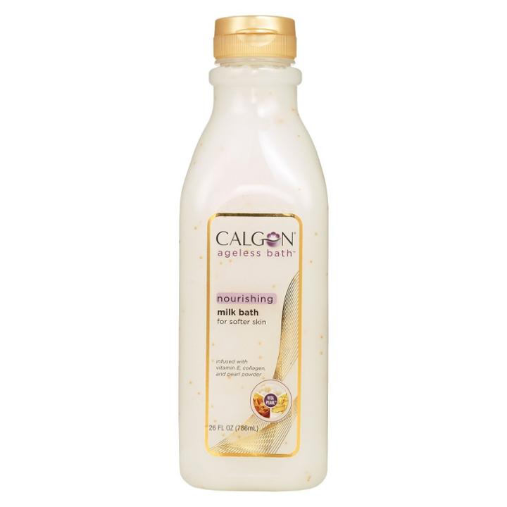 Calgon Ageless Bath Nourishing Milk Bath For Softer