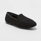Women's Kasia Faux Fur Loafers - A New Day Black