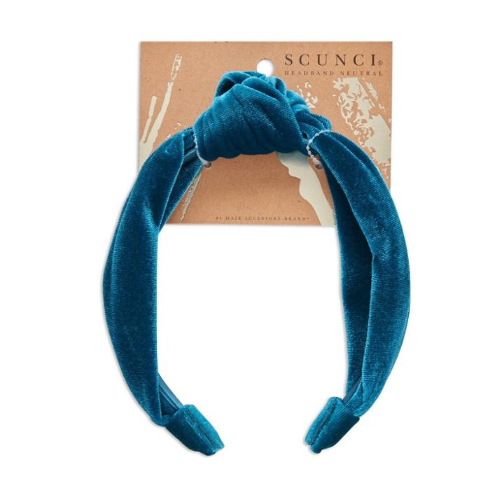 Scunci Turban Knotted Headband - Teal