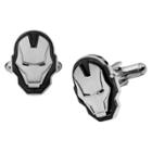 Ironman Men's Marvel Iron Man Face Stainless Steel Cufflinks