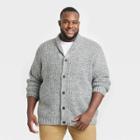 Men's Big & Tall Chunky Shawl Collared Cardigan - Goodfellow & Co