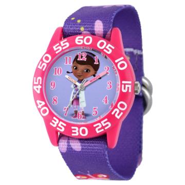 Girls' Disney Doc Mcstuffins Plastic Watch - Purple, Girl's