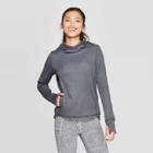 Women's Training Herringbone Long Sleeve Fleece Hooded Pullover - C9 Champion Dark Gray