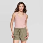 Women's Sleeveless Crewneck Tank Top - Universal Thread Toasted Pink