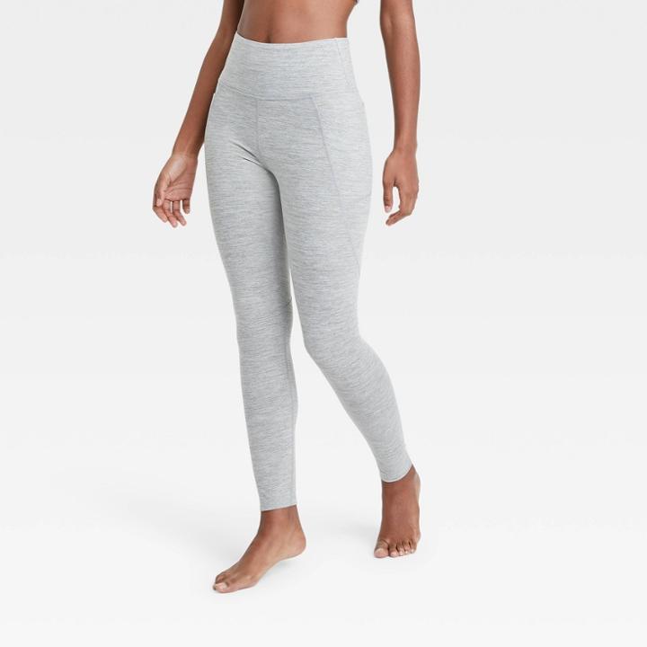 Women's High-rise Cozy Spacedye 7/8 Leggings - Joylab