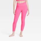 Women's High-rise Criss Cross Waistband 7/8 Leggings - Joylab Pink