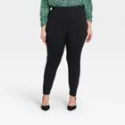 Women's Plus Size High-rise Leggings - Who What Wear Black