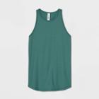 Women's Performance Ribbed Tank Top - All In Motion Green S, Women's,