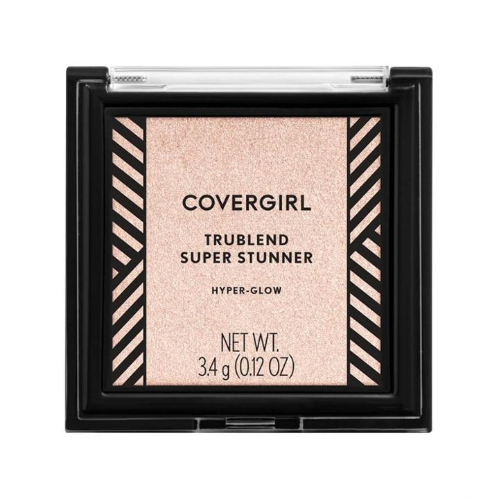 Covergirl Trublend Super Stunner Hyper Glow Highlighter Pearl Crush - 0.08 Fl Oz, White Crush