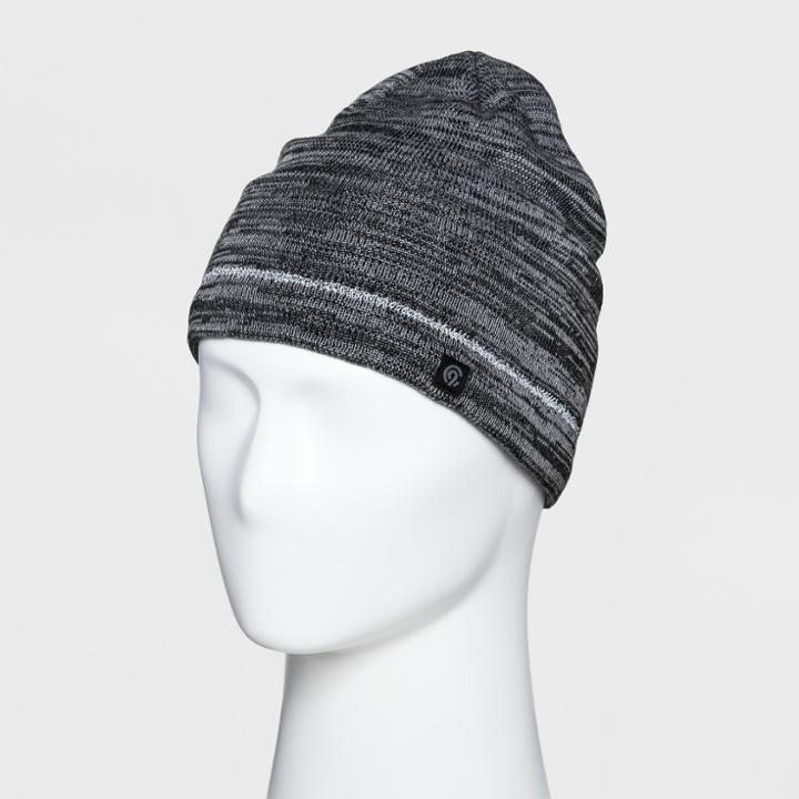 Men's Marled Reflective Beanie - C9 Champion Black/gray