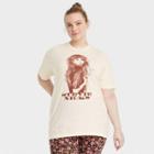 Merch Traffic Women's Plus Size Stevie Nicks Short Sleeve Graphic T-shirt - Tan