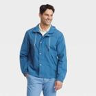 Men's Standard Fit Windbreaker Jacket - Goodfellow & Co Blue