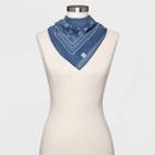 Women's Polka Dot Bandana - Universal Thread Blue, Women's,