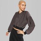 Women's Cropped Dolman Hoodie - Wild Fable Purple S,