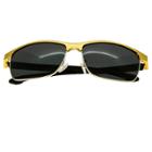 Breed Men's Bode Polarized Sunglasses With Aluminum Frame And Arms - Gold/black