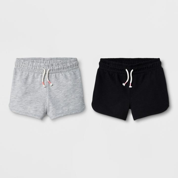 Girls' Pull-on Shorts - Cat & Jack Gray
