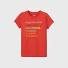 Girls' Short Sleeve Fall Activities Graphic T-shirt - Cat & Jack Orange