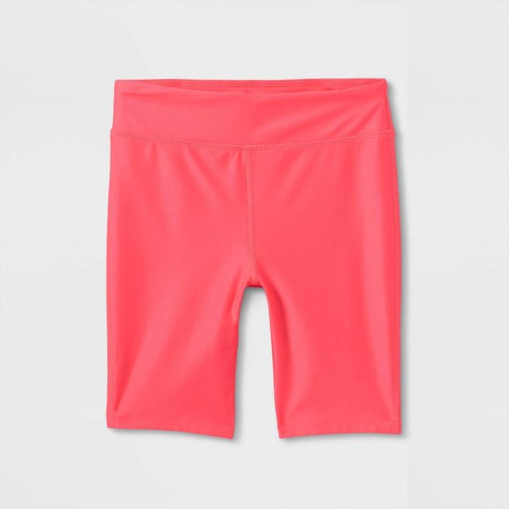Girls' Solid Swim Shorts - Cat & Jack Pink