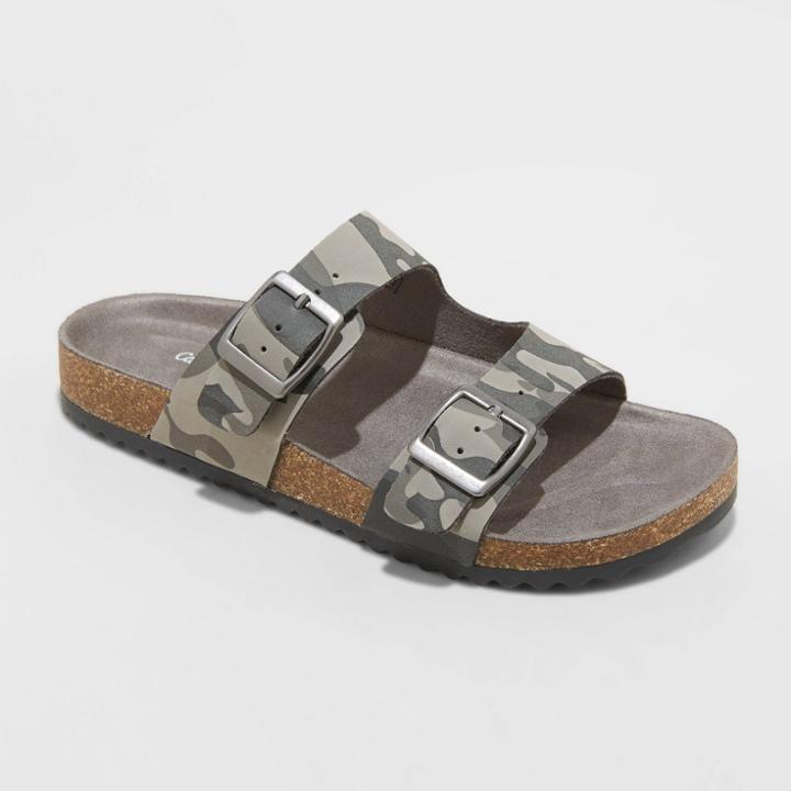 Kids' Drew Slip-on Footbed Sandals - Cat & Jack Camo