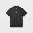 Men's Loose Fit Adaptive Polo Shirt - Goodfellow & Co Gray