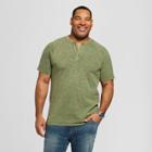 Men's Big & Tall Short Sleeve Henley Shirt - Goodfellow & Co Orchid