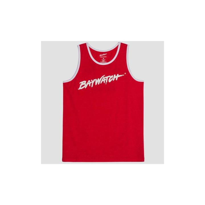 Men's Baywatch Short Sleeve Graphic T-shirt Ripe Red Heather