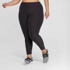 Women's Plus Size High Waist 7/8 Leggings 25 - Joylab Black