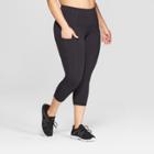 Women's Plus Size Leopard Print Studio Mid-rise Leggings 25 - C9 Champion Gray