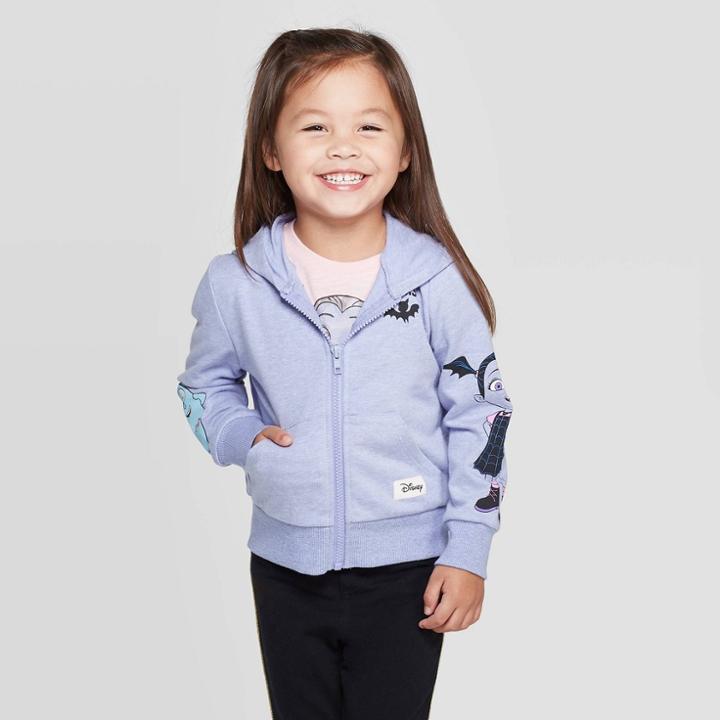 Toddler Girls' Disney Vampirina Sweatshirt - Light Purple 2t, Girl's, Pink