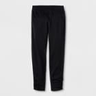 Girls' Ruched Active Pants - C9 Champion Black S, Black Heather