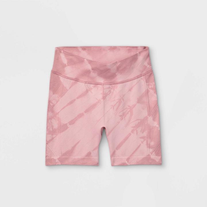 All In Motion Girls' 5 Seamless Bike Shorts - All In