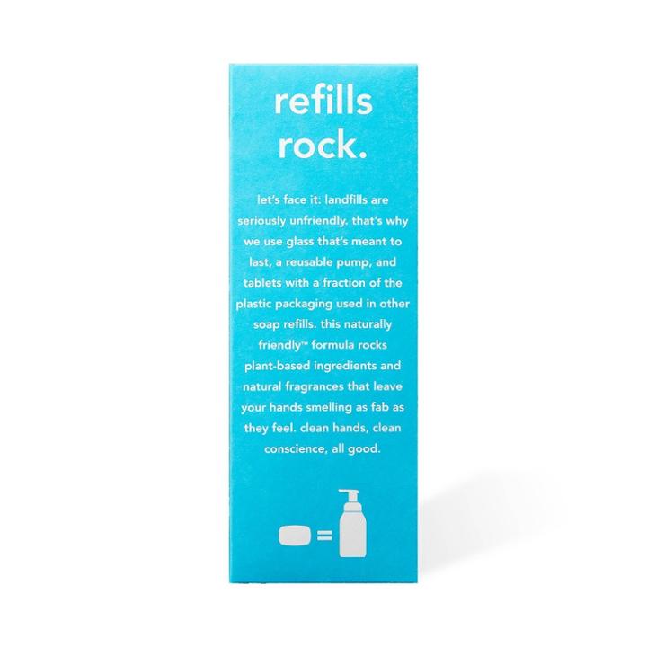 Hello Foaming Refillable Hand Wash Bottle + Tablet